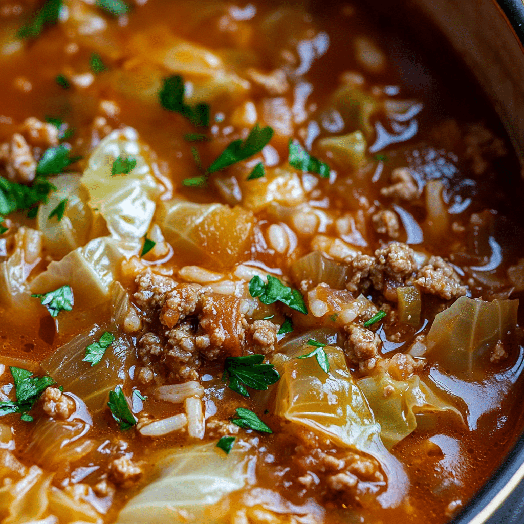 Cabbage Roll Soup