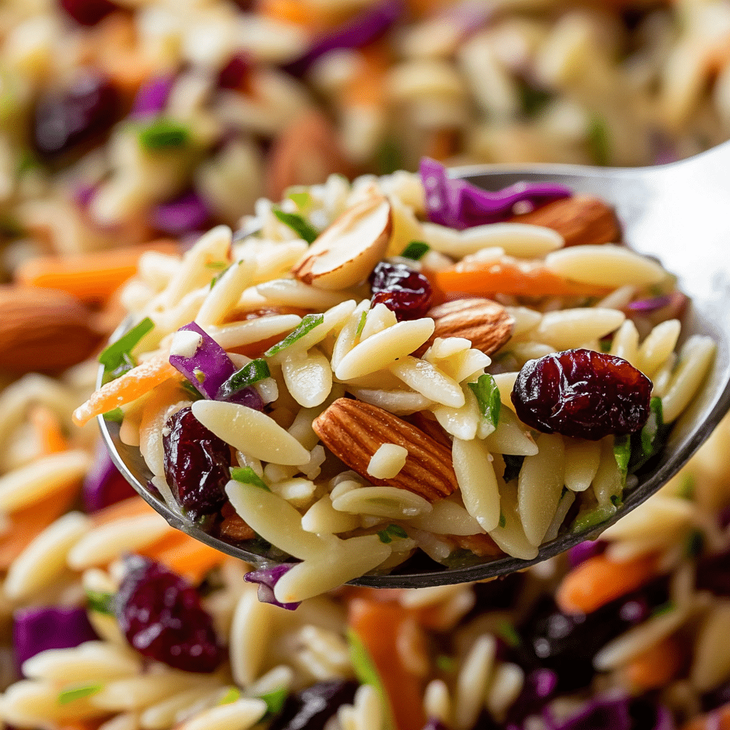 Coleslaw Orzo Salad