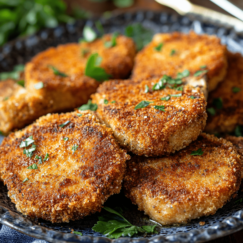 Parmesan Crusted Pork Chops