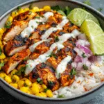 Street Corn Chicken Rice Bowl