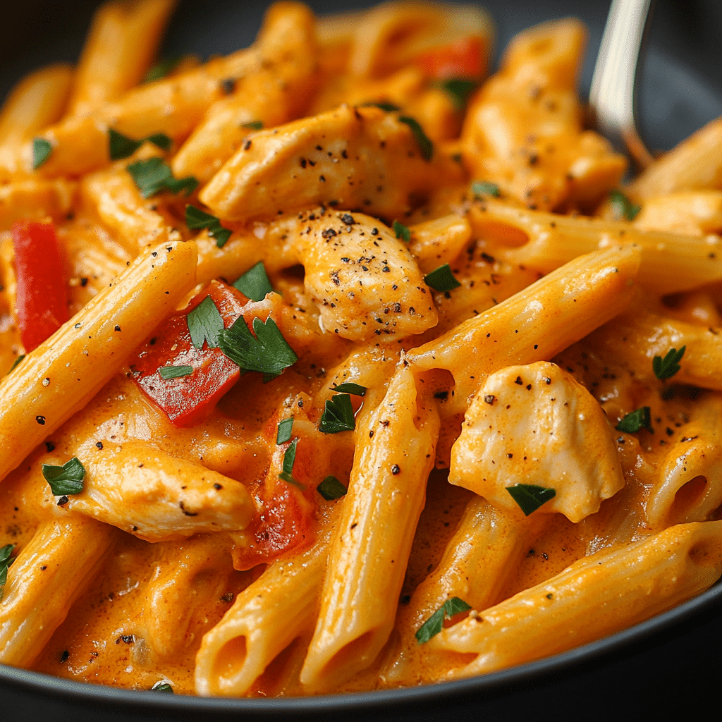 Cashew Cream Cajun Chicken Pasta