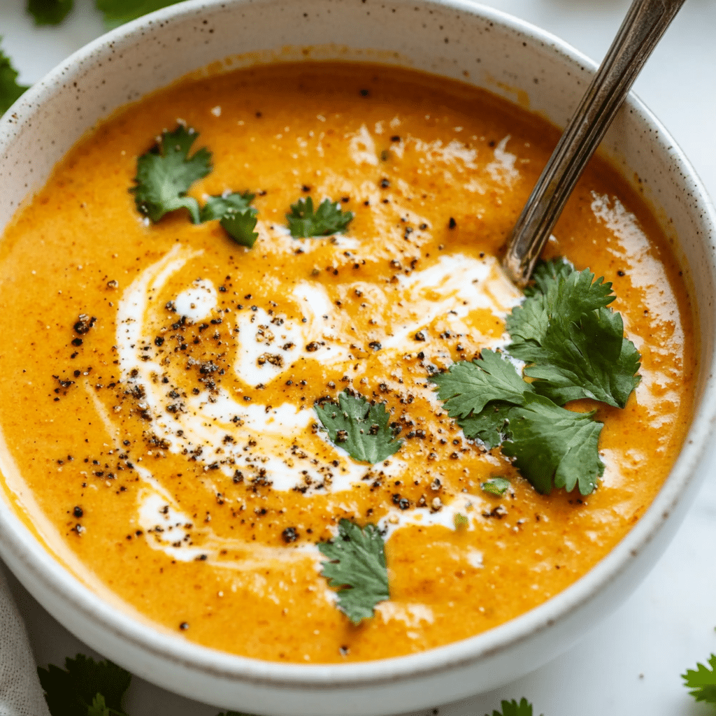 Anti-Inflammatory Ginger & Turmeric Carrot Soup