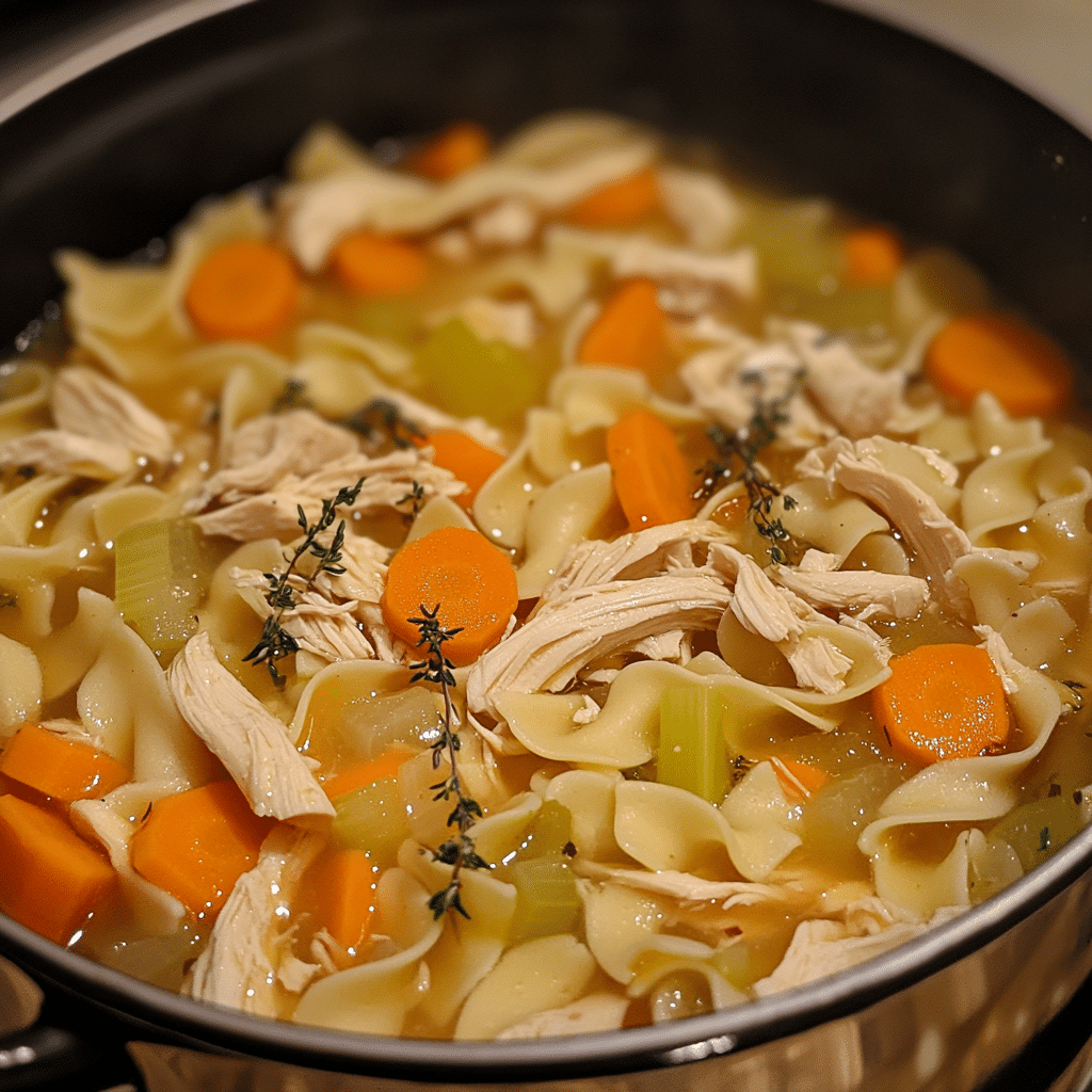 Healing Chicken Noodle Soup Recipe