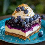 No Bake Lemon Blueberry Dessert