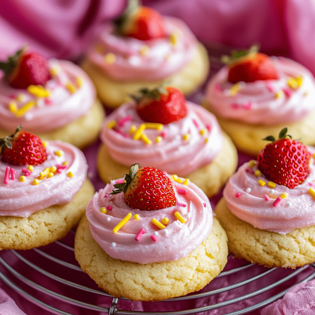 Strawberry Lemonade Cookies