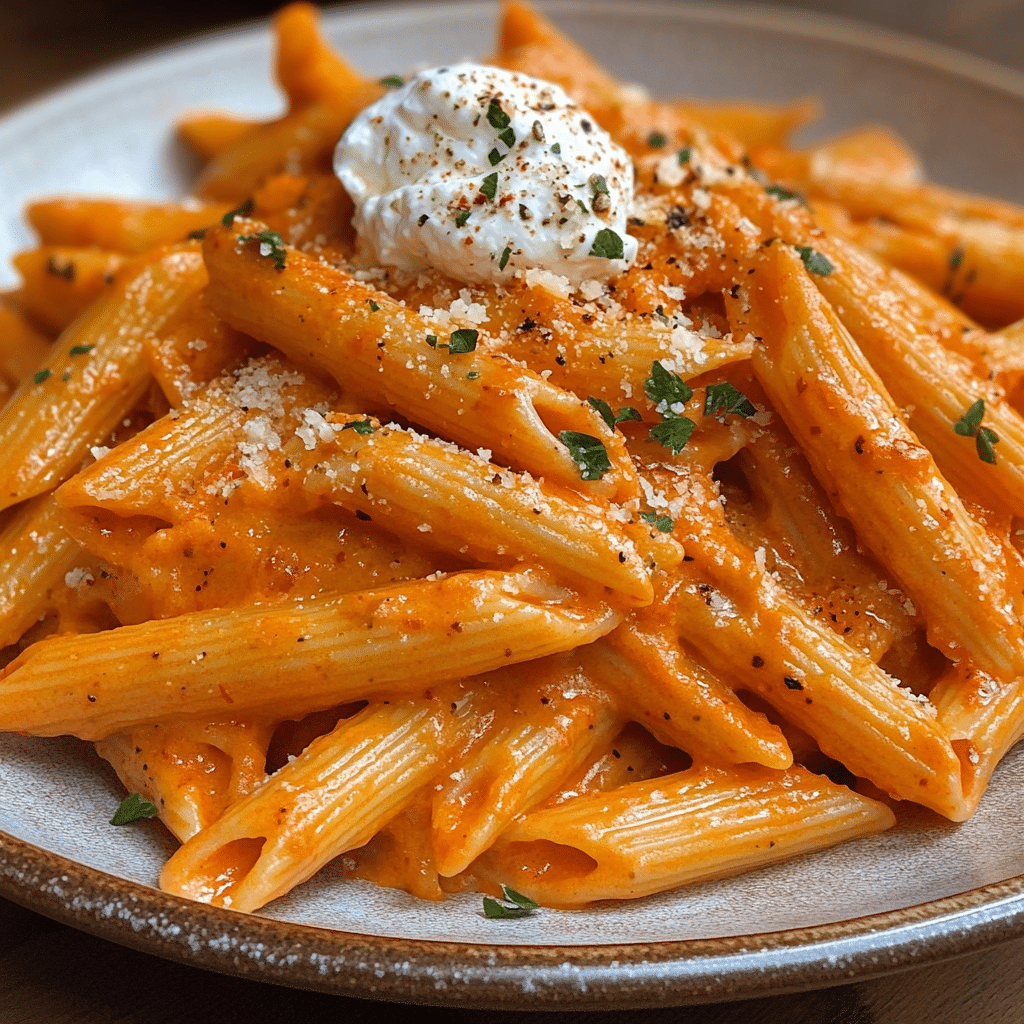 Creamy Tomato Garlic Pasta