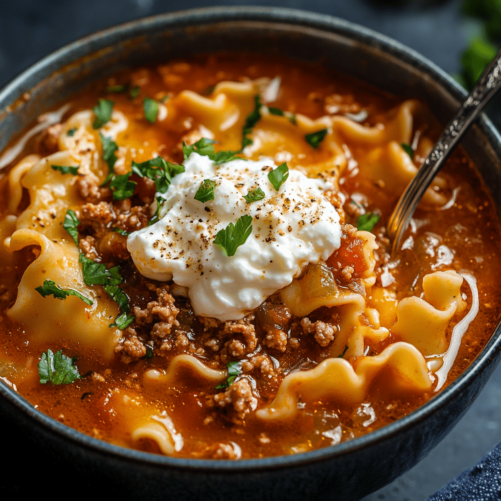 Lasagna Soup