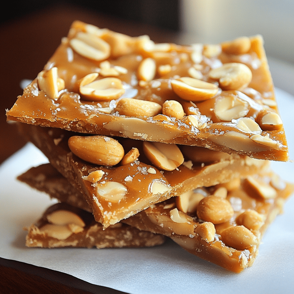 Old Fashioned Peanut Brittle