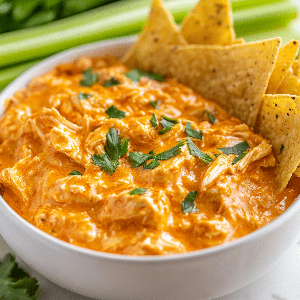 Greek Yogurt Buffalo Chicken Dip