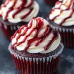 Bloody Red Velvet Cupcakes