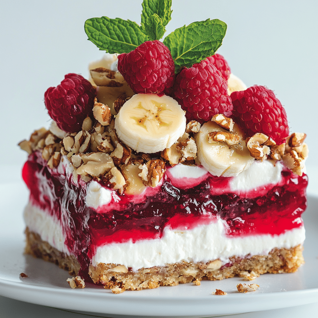 No-Bake Banana Split Cake