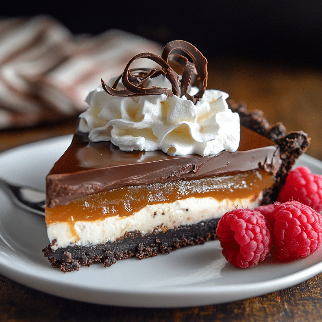 Chocolate Caramel Cream Pie