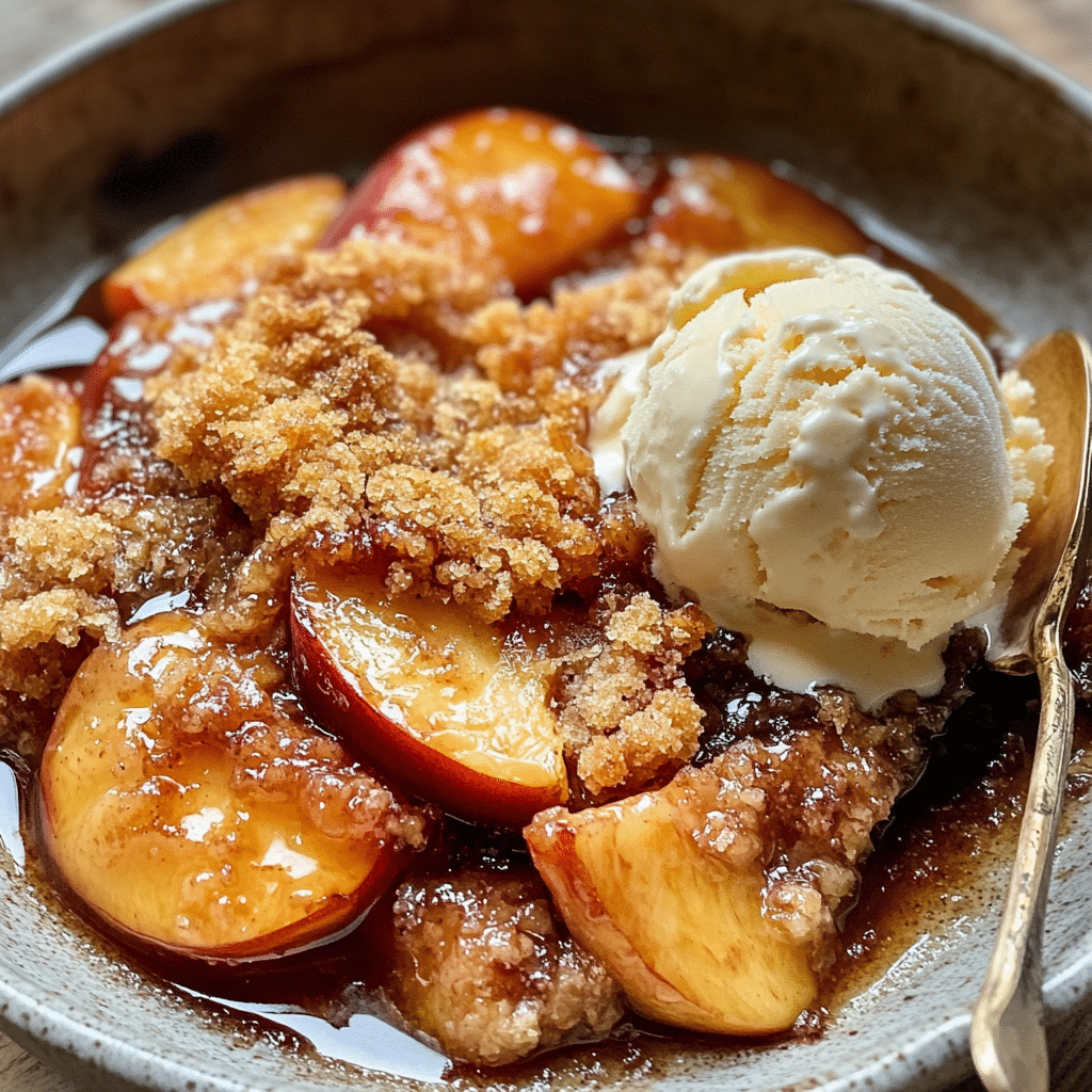 The Best Peach Cobbler