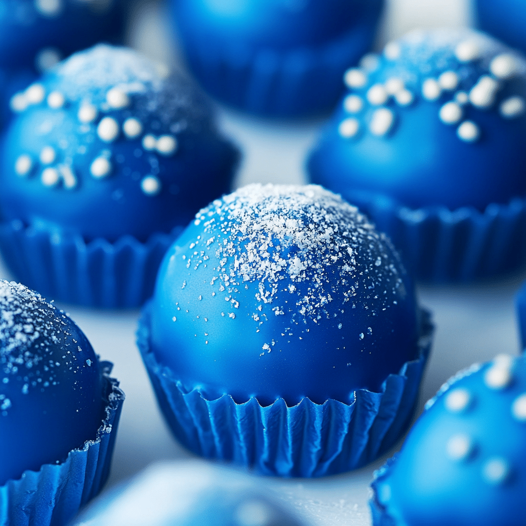 Blue Christmas Truffles