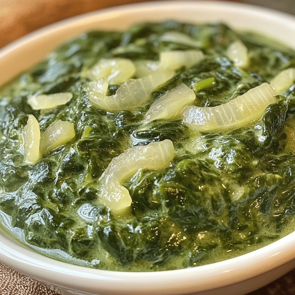 Creamed Spinach with Parmesan