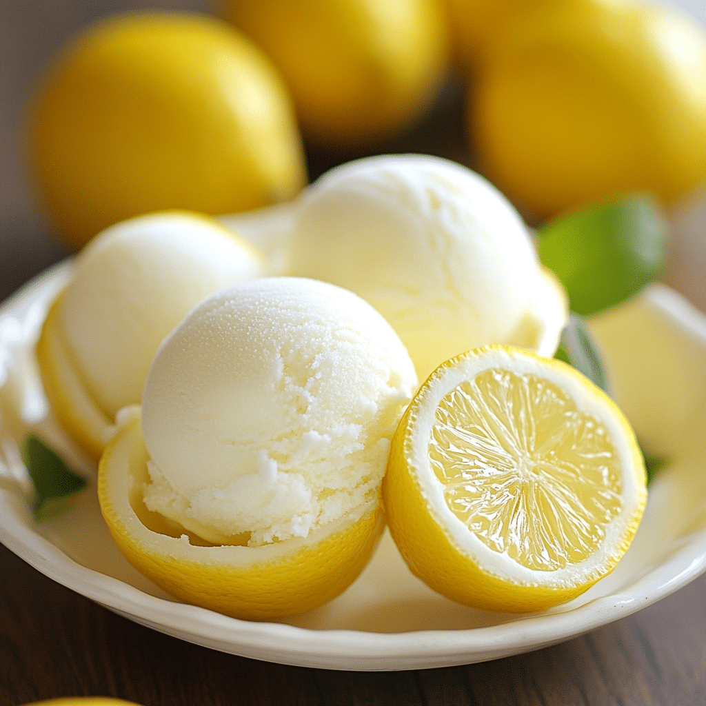 Lemon Sorbet Recipe