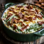 Cream Cheese and Bacon Green Bean Casserole Recipe