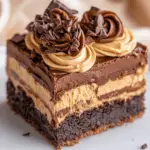 Chocolate Peanut Butter Poke Cake