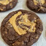 Chocolate Peanut Butter Swirl Cookies