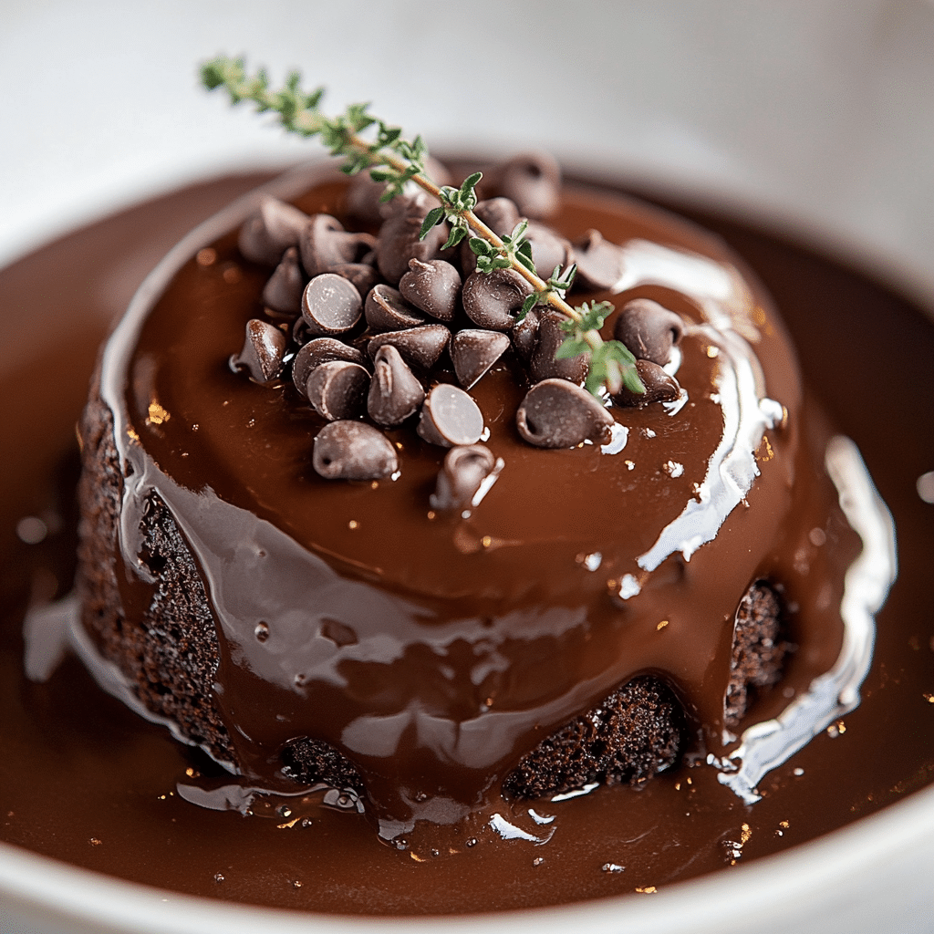 Hot Fudge Chocolate Pudding Cake