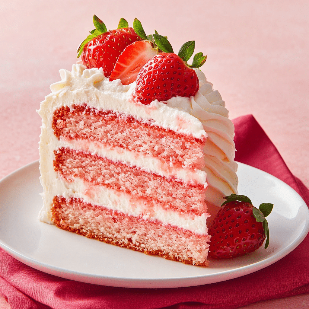 Fresh Strawberry Cake