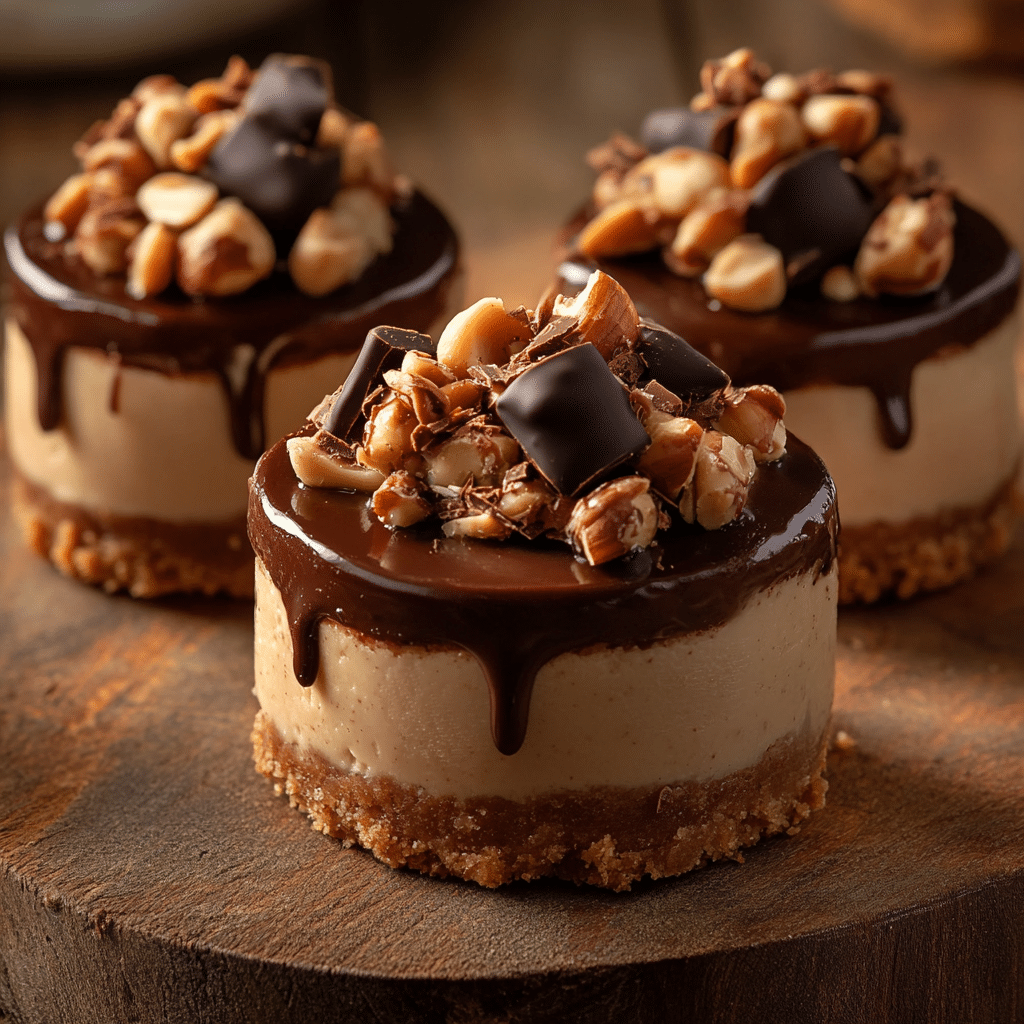 Mini Peanut Butter Cup Cheesecakes Recipe