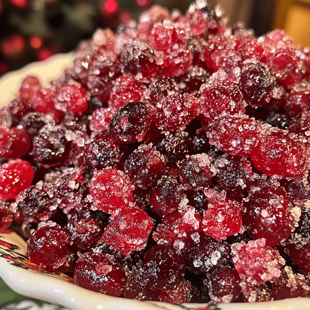 Sugared Cranberries Recipe