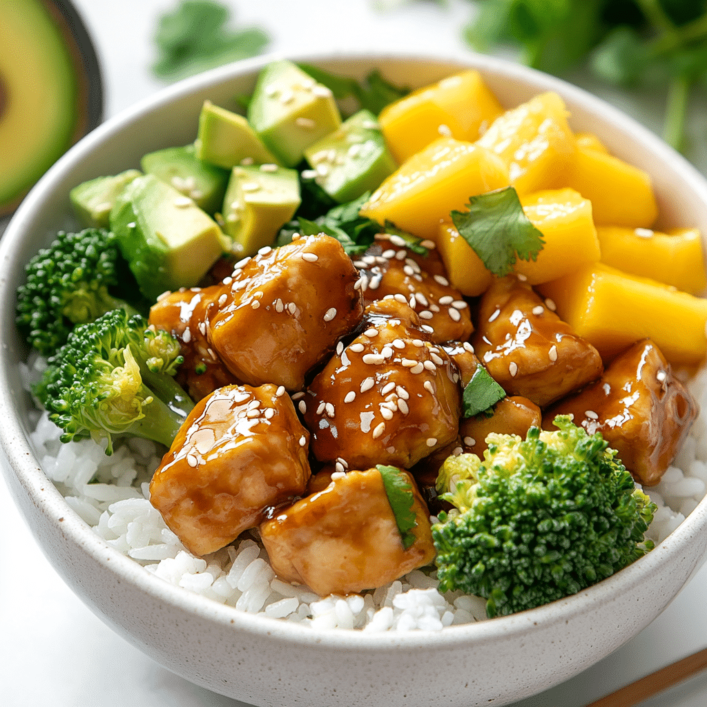 Chicken Teriyaki Pineapple Bowls Recipe