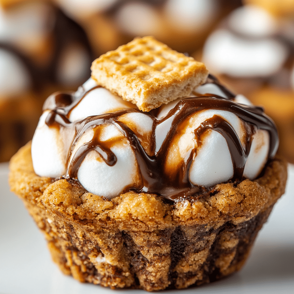 S'mores Cookie Cups