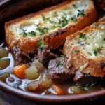 French Onion Beef Short Rib Soup