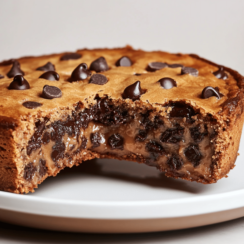 Deep Dish Cookie Pie (Keto & Low-Carb Option)