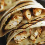 Cheesy Garlic Chicken Wraps