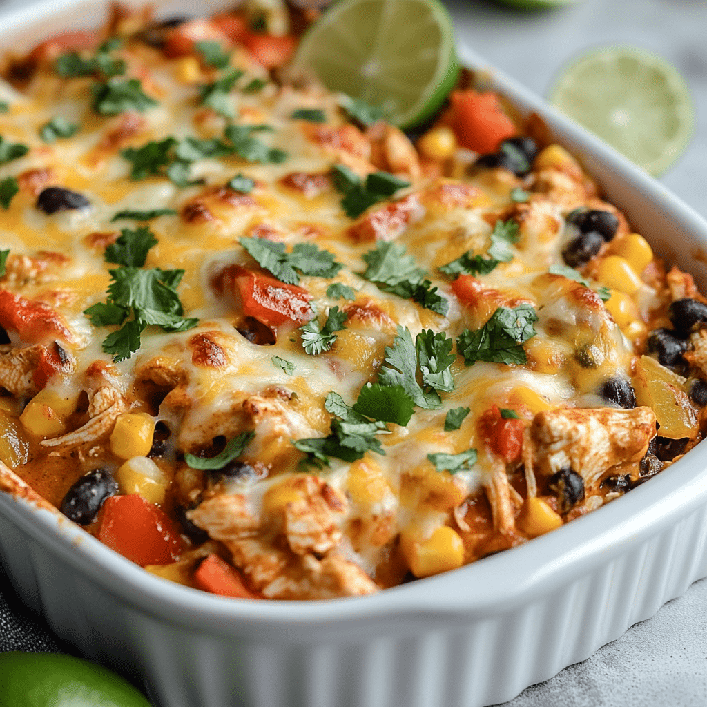 Fiesta Chicken Casserole Recipe