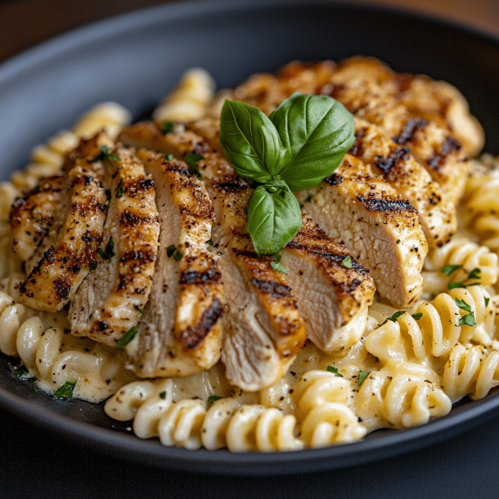 Creamy Chicken Garlic Parmesan Pasta