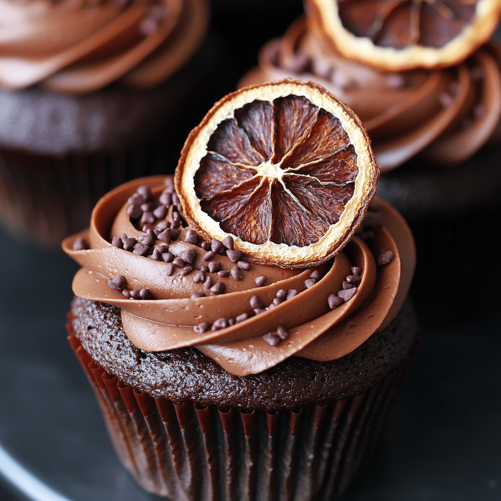 Double Chocolate Orange Cupcakes