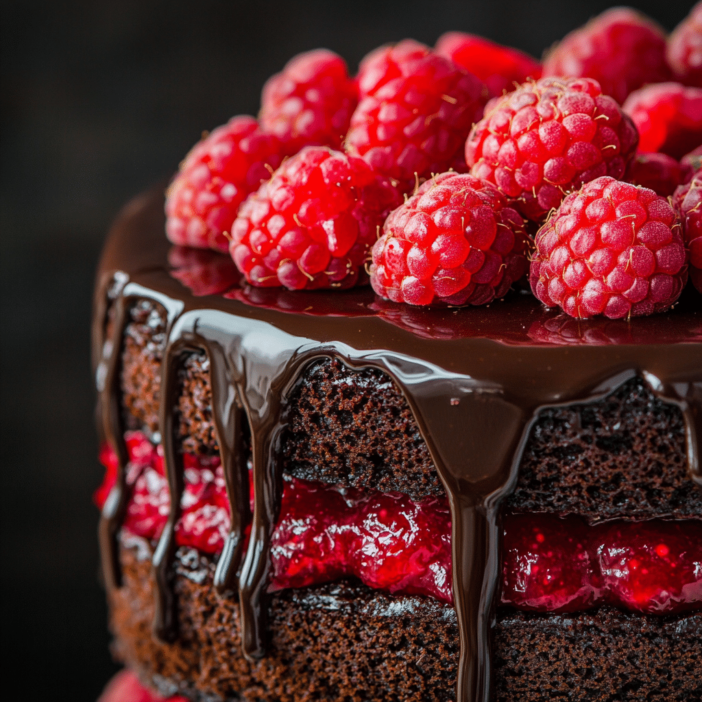 Chocolate Raspberry Cake