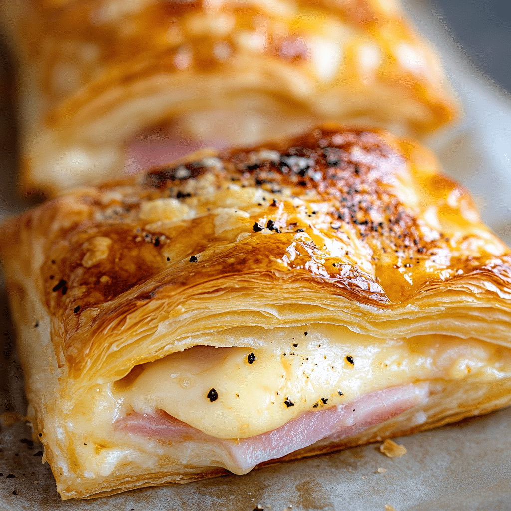 Easy Cheese Ham Pastry