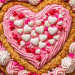 Heart Shaped Cookie Cake