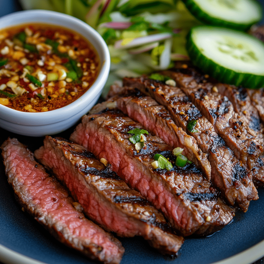 Crying Tiger Beef with Nam Jim Jaew Sauce