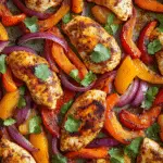 Easy Sheet Pan Chicken Fajitas