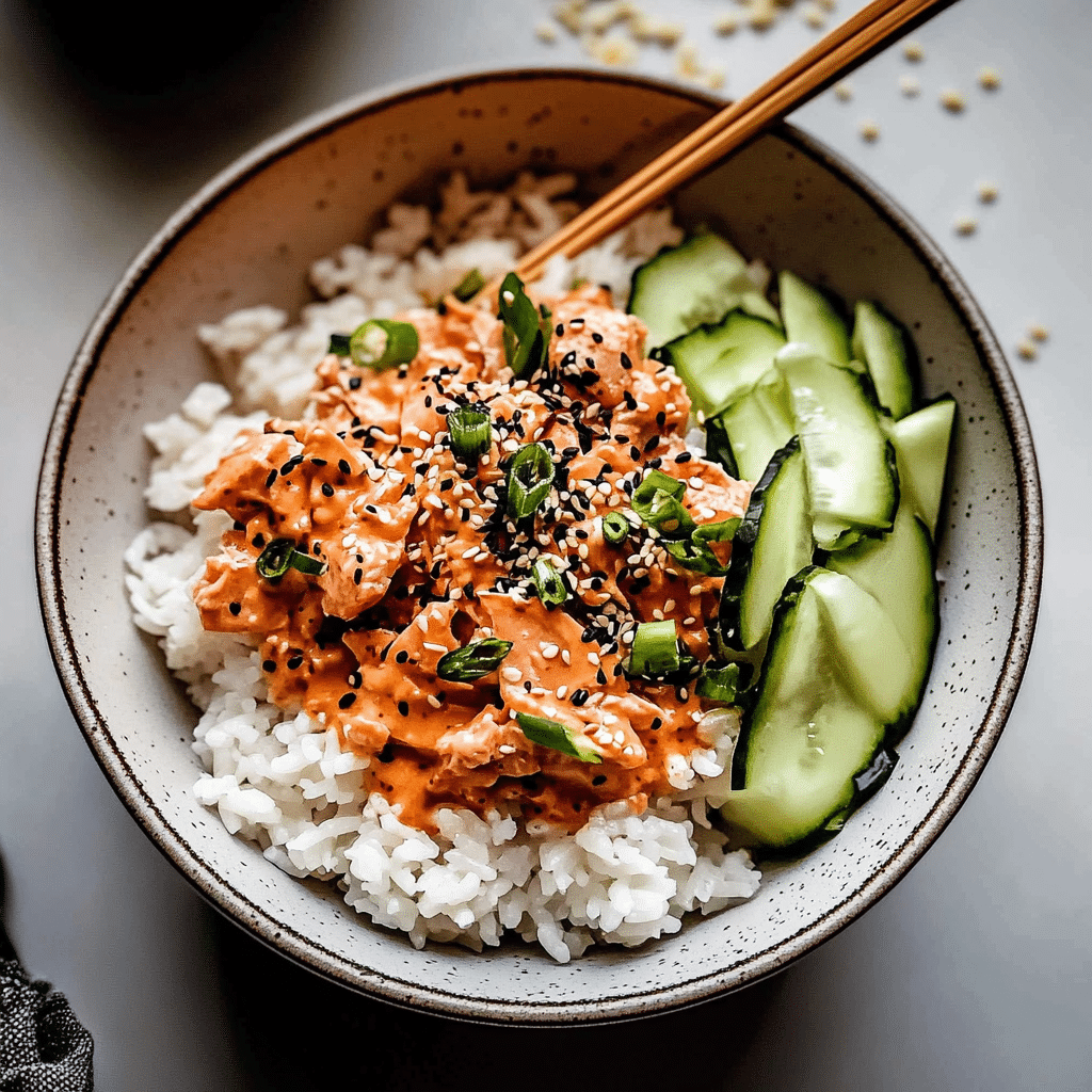 Hawaiian Spicy Tuna Rice Bowl