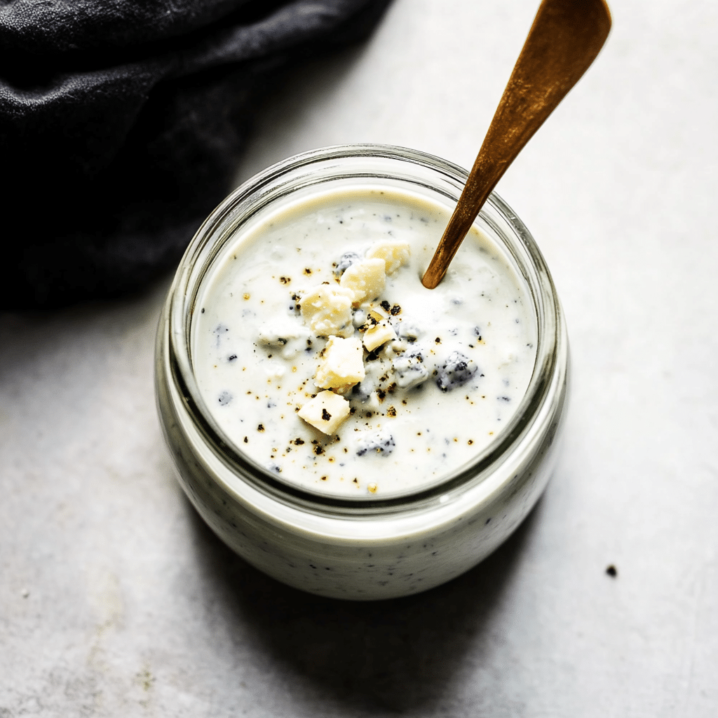 The BEST Steakhouse Blue Cheese Dressing