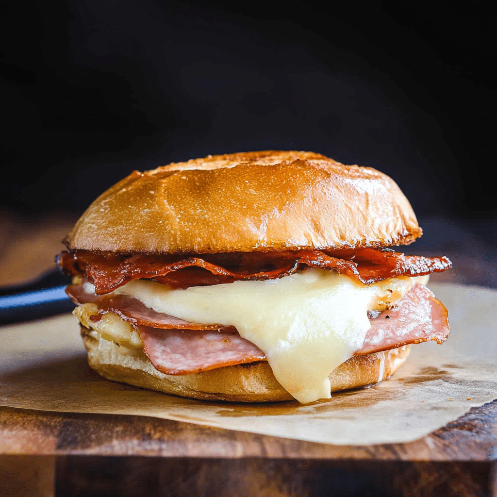 Fried Mortadella Sandwich Recipe With Melted Provolone