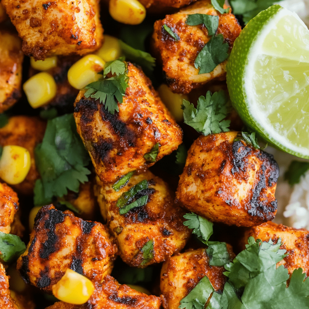 Street Corn Chicken Rice Bowl