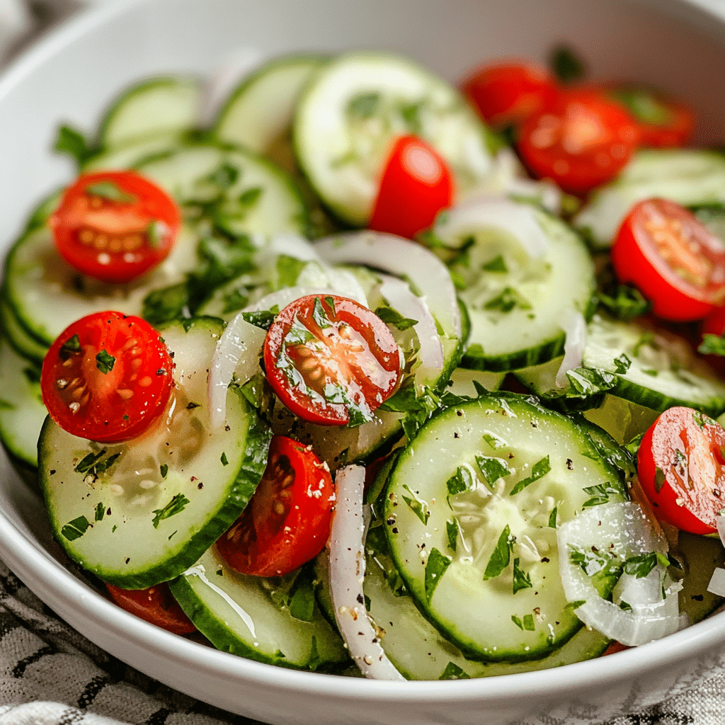 Cucumber Tomato Salad