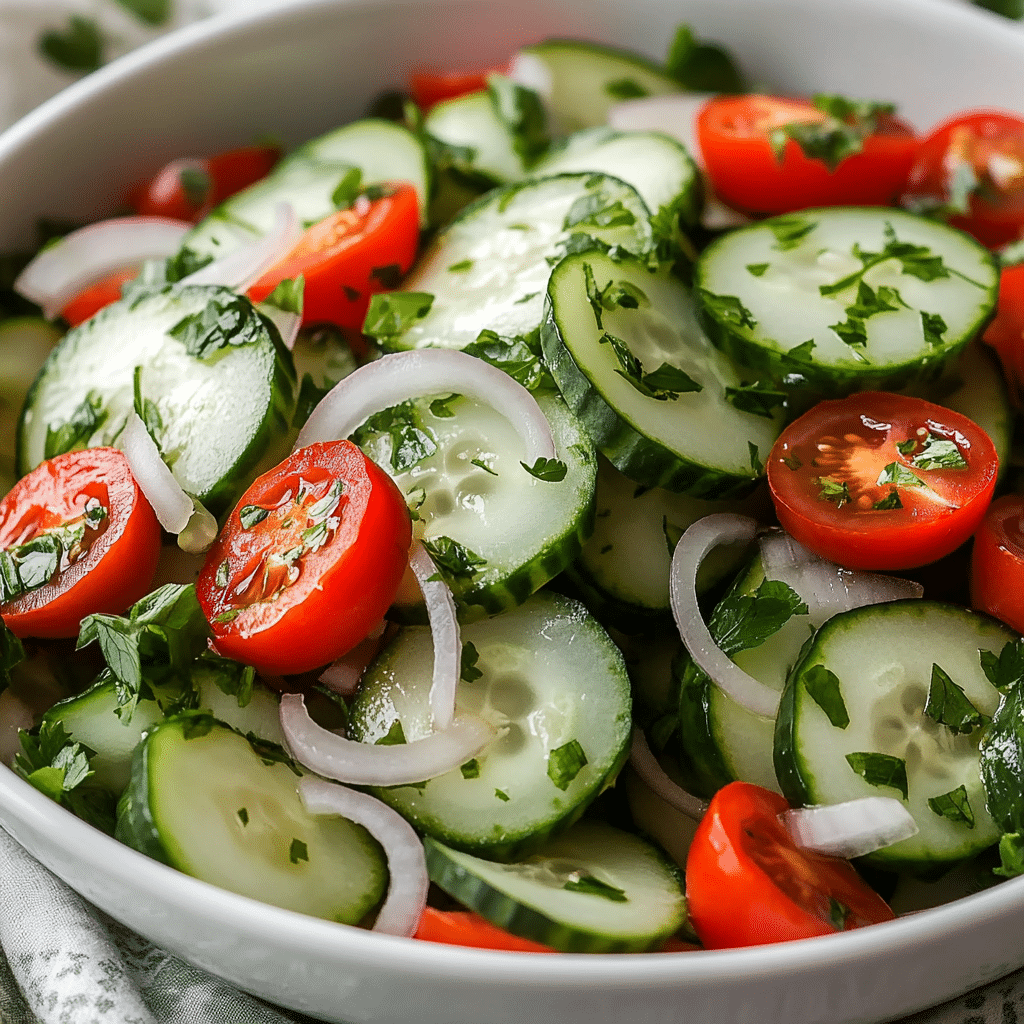 Cucumber Tomato Salad