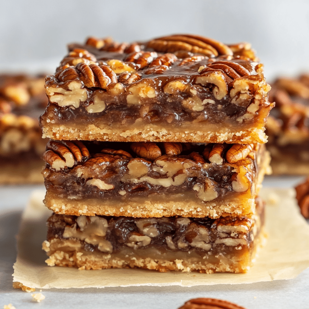 Chewy Pecan Pie Bars