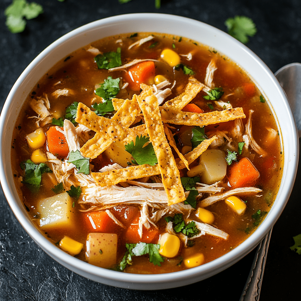 Crock Pot Spicy Chicken Soup