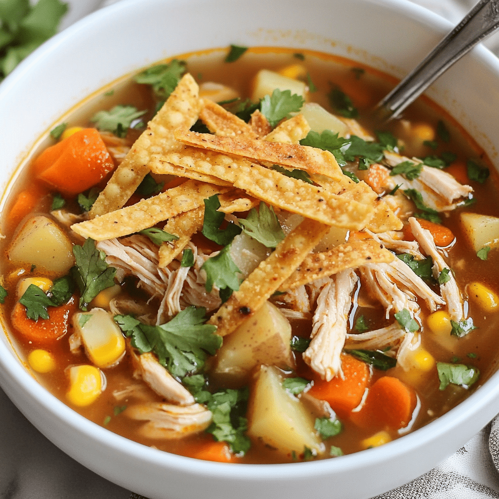 Crock Pot Spicy Chicken Soup