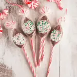 DIY Peppermint Candy Spoons